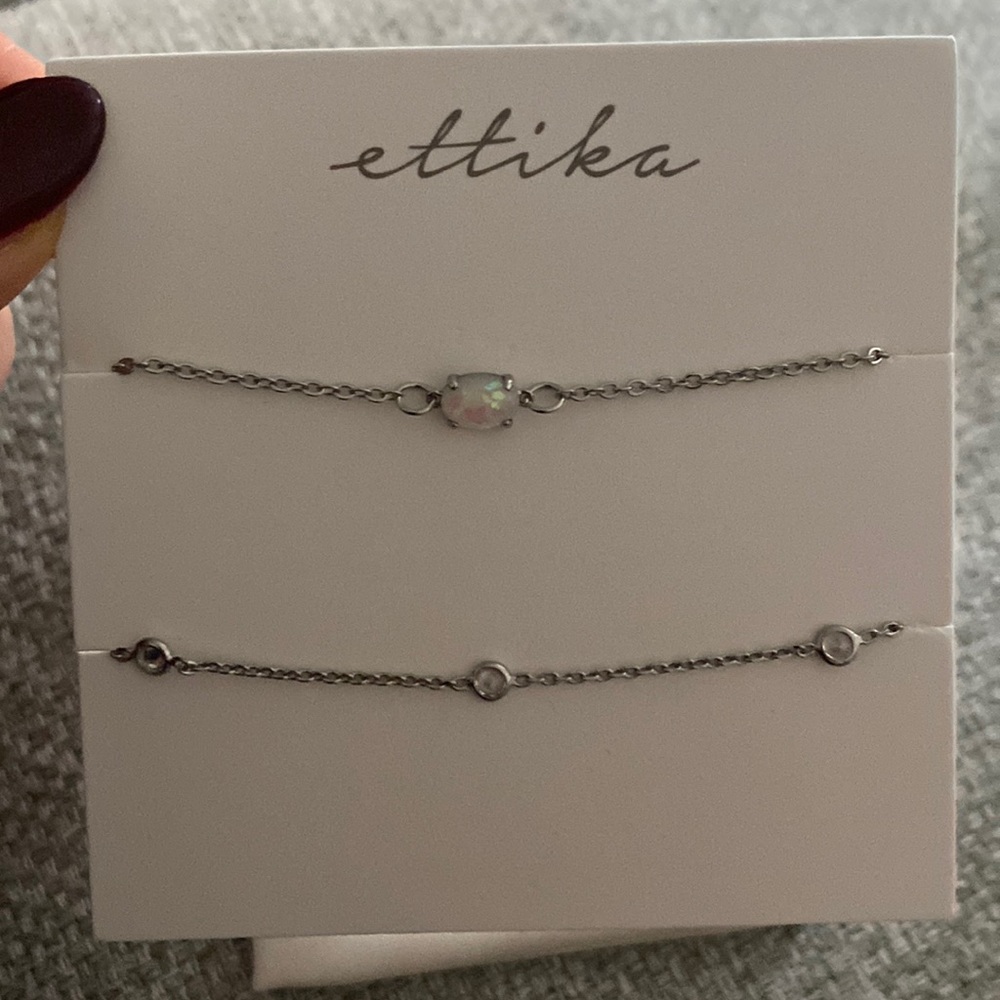 Ettika dainty bracelet duo. Brand new